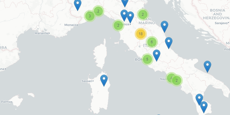 Elif Lab – Mappa full nodes bitcoin Elif Lab - Mappa full nodes bitcoin